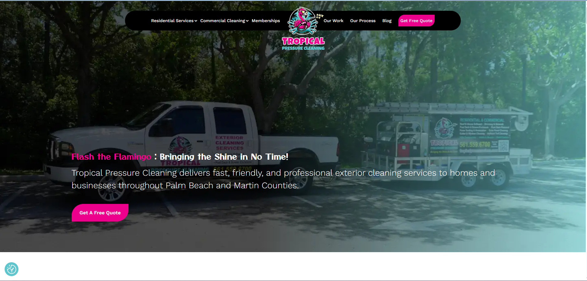 Tropical Pressure Clean screenshot